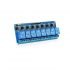 8 Channel Relay Module without light coupling 5V