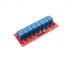 Red 8 Channel Relay Module 12V