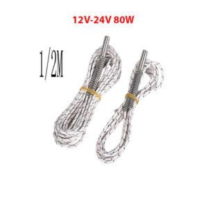 Điện Trở Nhiệt 12-24V 80W Dây Dài 1-2M