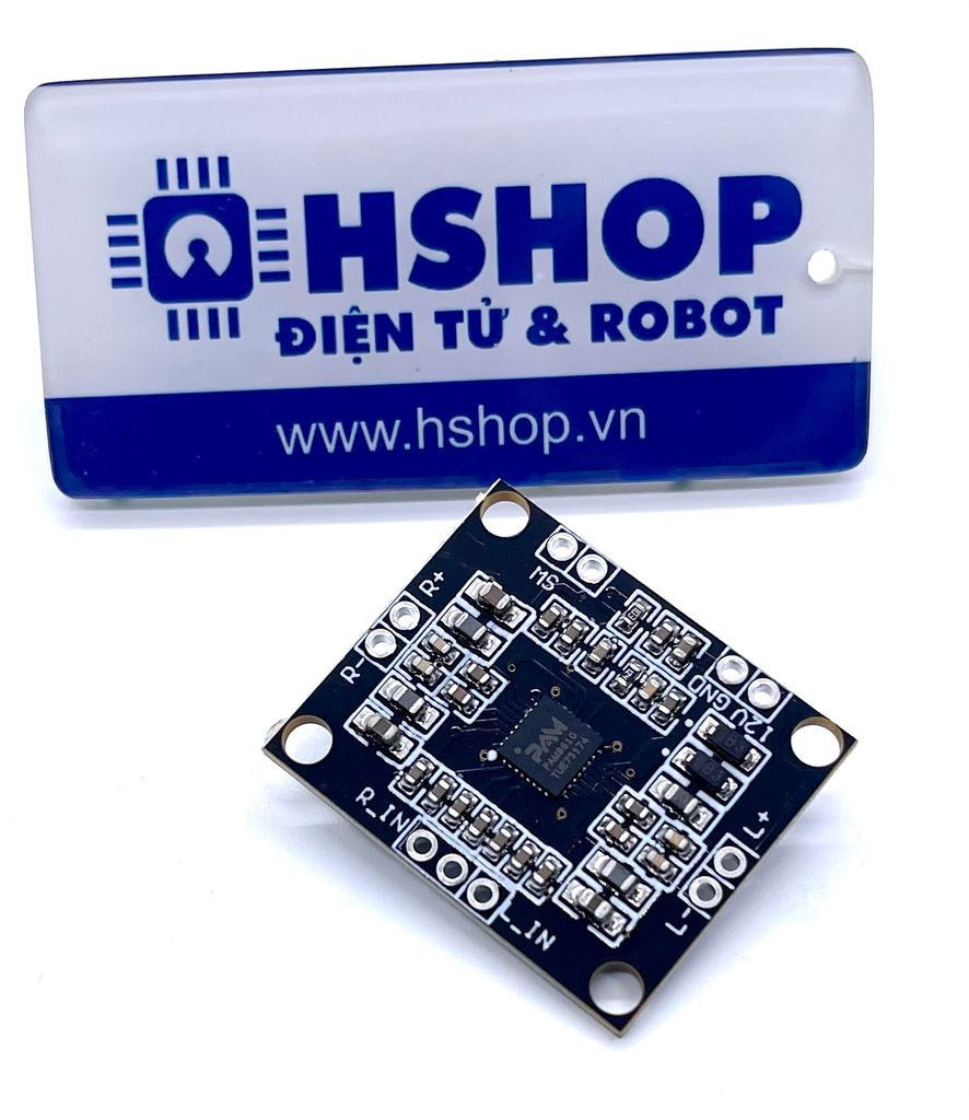 Cận cảnh mạch khuếch đại công suất PAM8610 chuyên dụng cho âm thanh di động