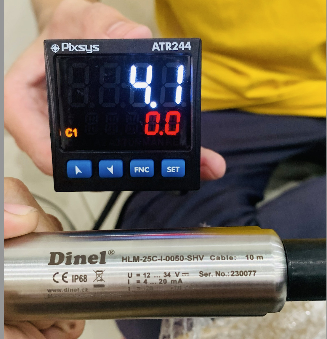 Bộ hiển thị nhiệt độ và điều khiển PID tuyến tính Pixsys ATR244