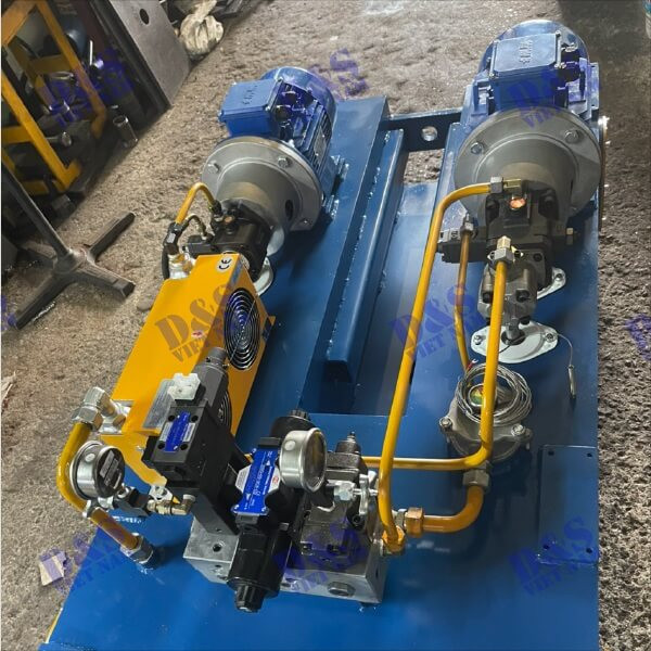 Tổng quan trạm nguồn thủy lực 7.5kW, sẵn sàng kết nối hệ thống