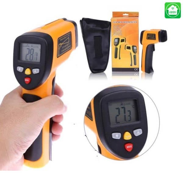 Nhiệt kế bức xạ cầm tay dùng công nghệ hồng ngoại để đo nhiệt độ từ xa