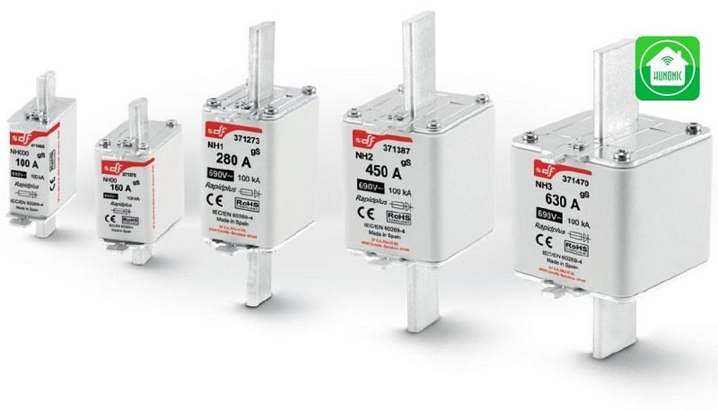Các ký hiệu thông dụng của cầu chì trên sơ đồ mạch điện và bao bì sản phẩm