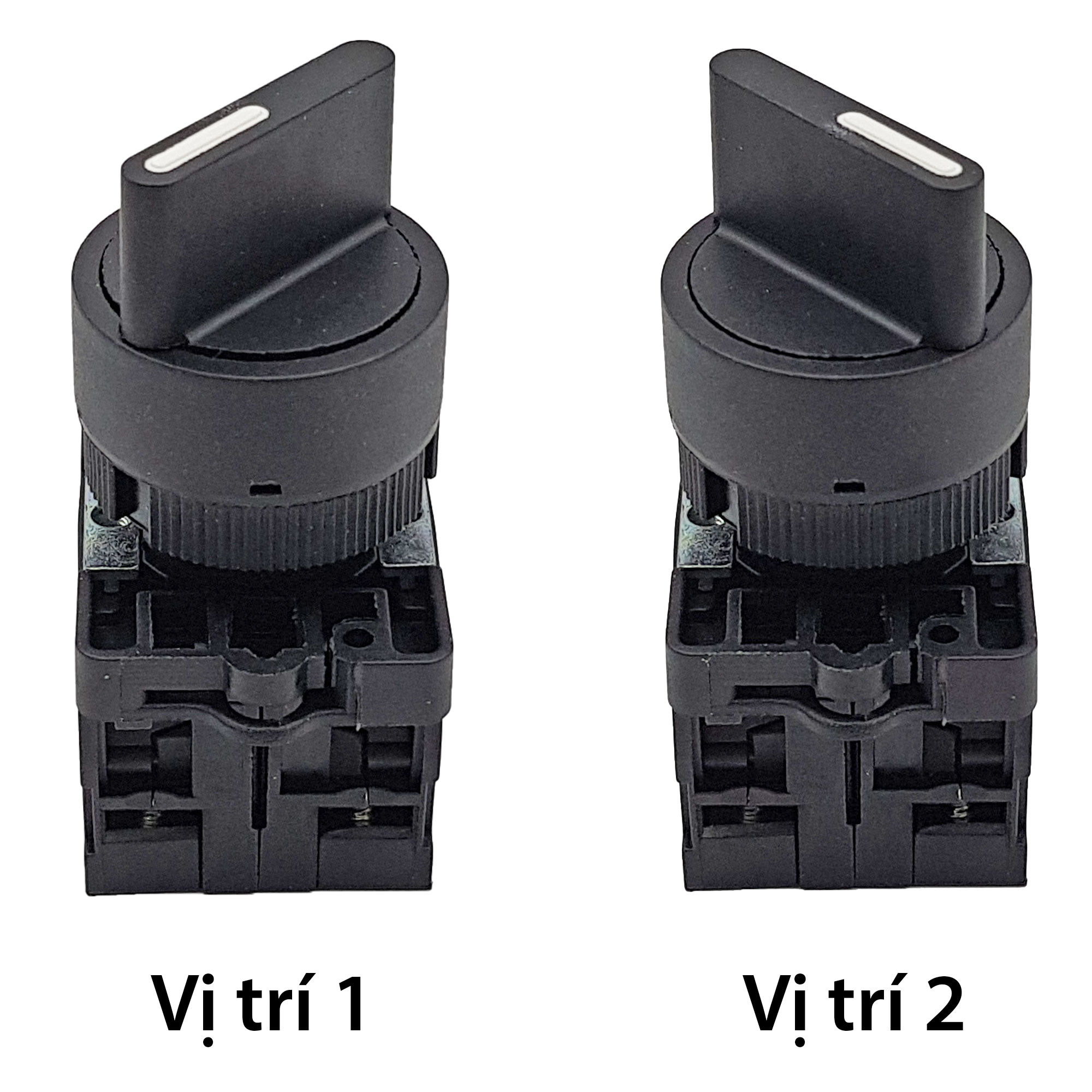 Chi tiết các chân của công tắc xoay 2 vị trí ZB2-BE101