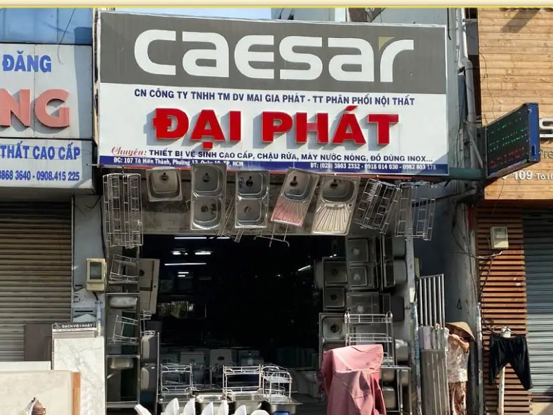 Ảnh cửa hàng inox Đại Phát