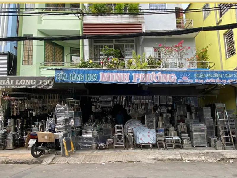Ảnh cửa hàng inox Minh Phương
