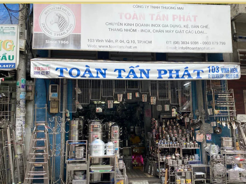 Ảnh cửa hàng inox Toàn Tấn Phát
