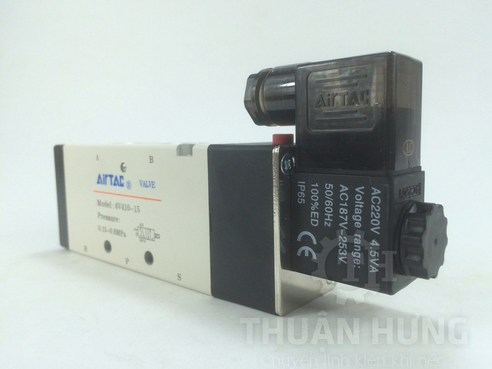 Cuộn hút điện từ 220V của van khí nén AIRTAC 4V410-15