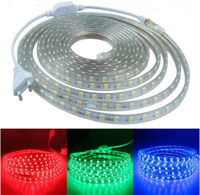 Hình ảnh cuộn đèn LED dây 220V thể hiện đặc tính linh hoạt