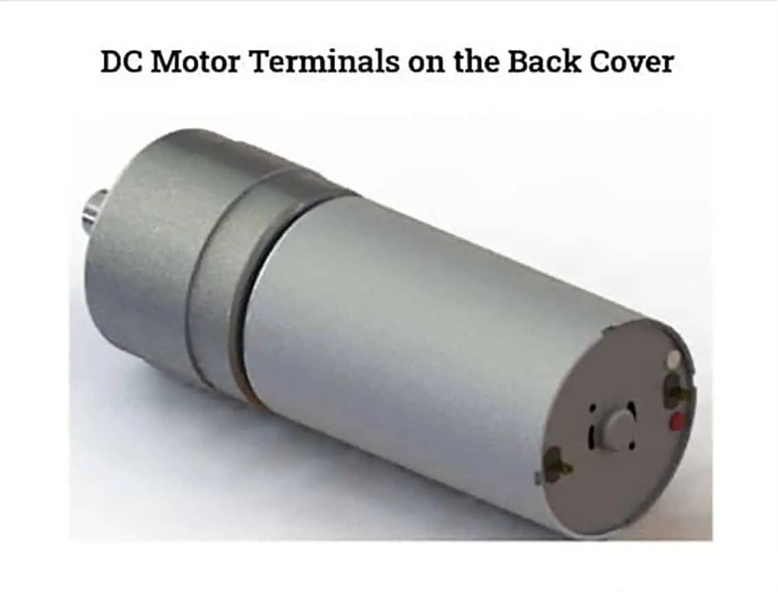 Các đầu nối (Terminal) của động cơ DC để cấp nguồn điện một chiều