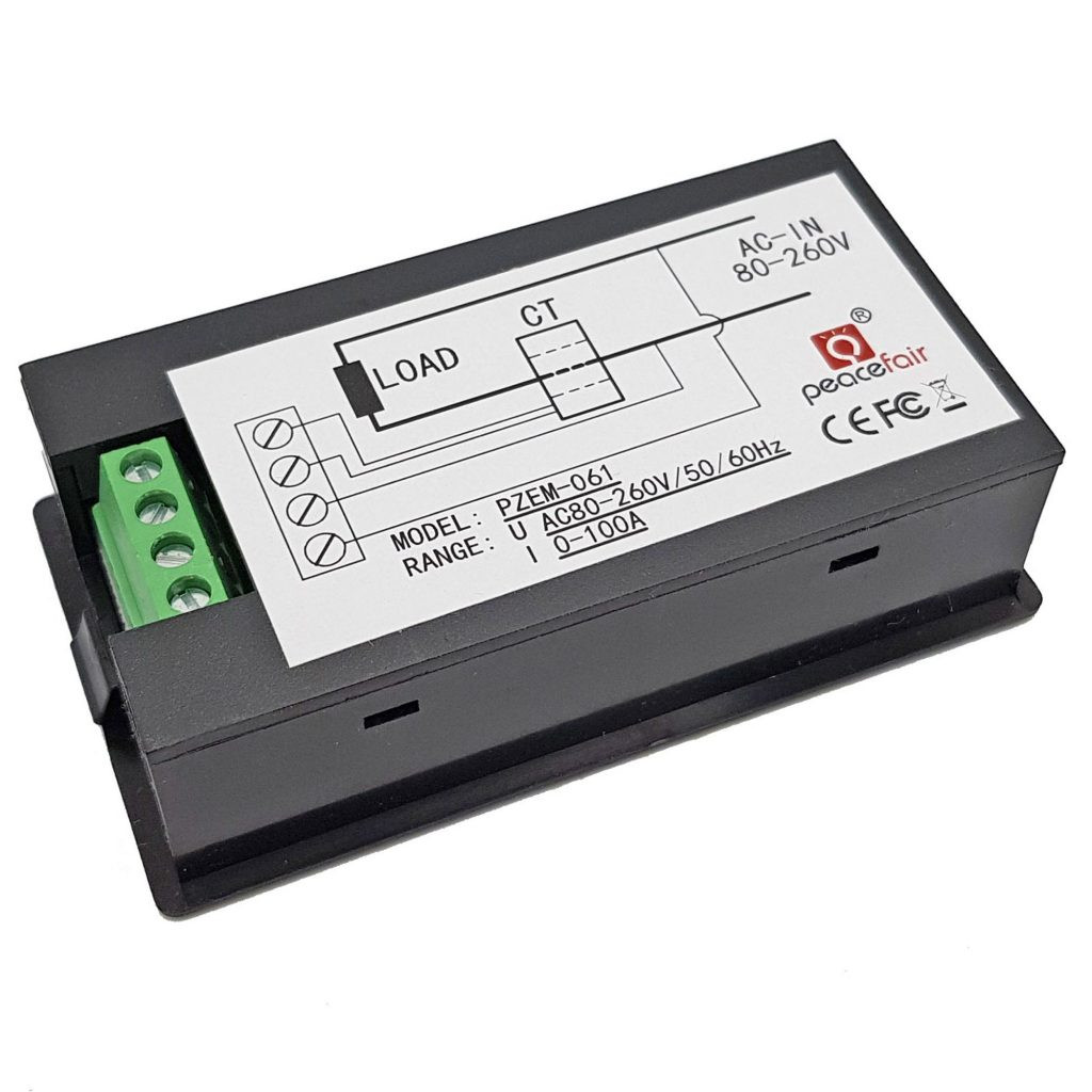 Hai phiên bản đồng hồ đo công suất AC 100A (MLX8 và 997T) với các loại CT khác nhau