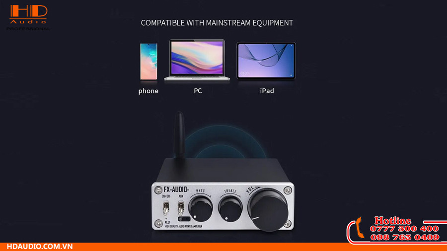 Các linh kiện bên trong bộ khuếch đại âm thanh FX-Audio XL01, thể hiện chất lượng build