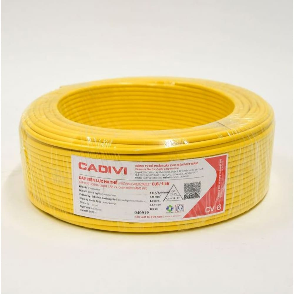 Dây điện 3 pha 4 lõi Cadivi