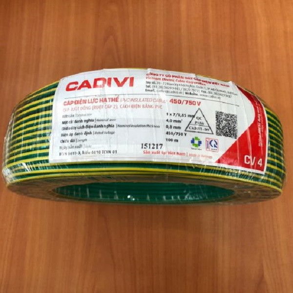 bảng giá cáp điện Cadivi đa lõi và cáp điện kế