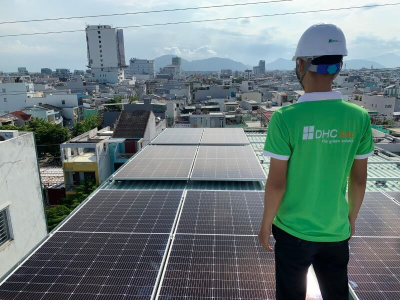 Thi công hệ thống điện mặt trời 5kW