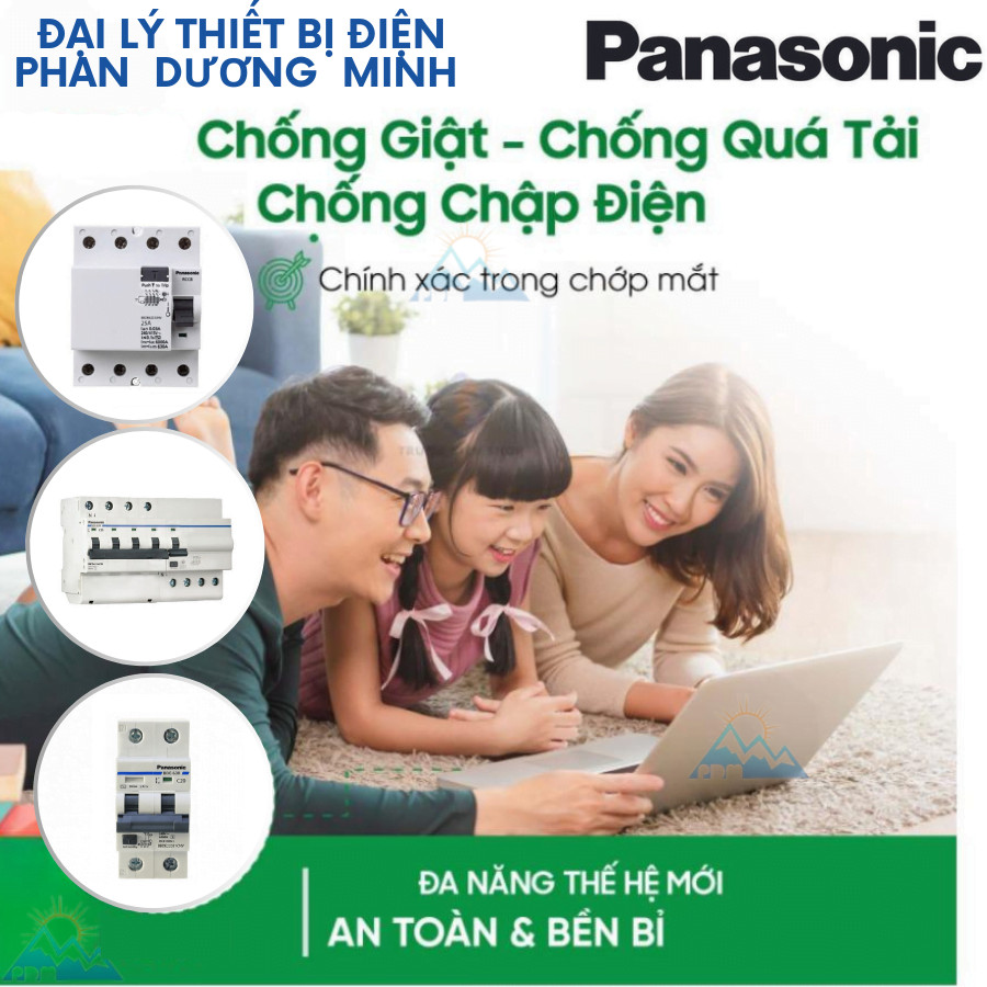 Thông tin liên hệ mua aptomat 1 pha 2 cực Panasonic chính hãng tại Phan Dương Minh