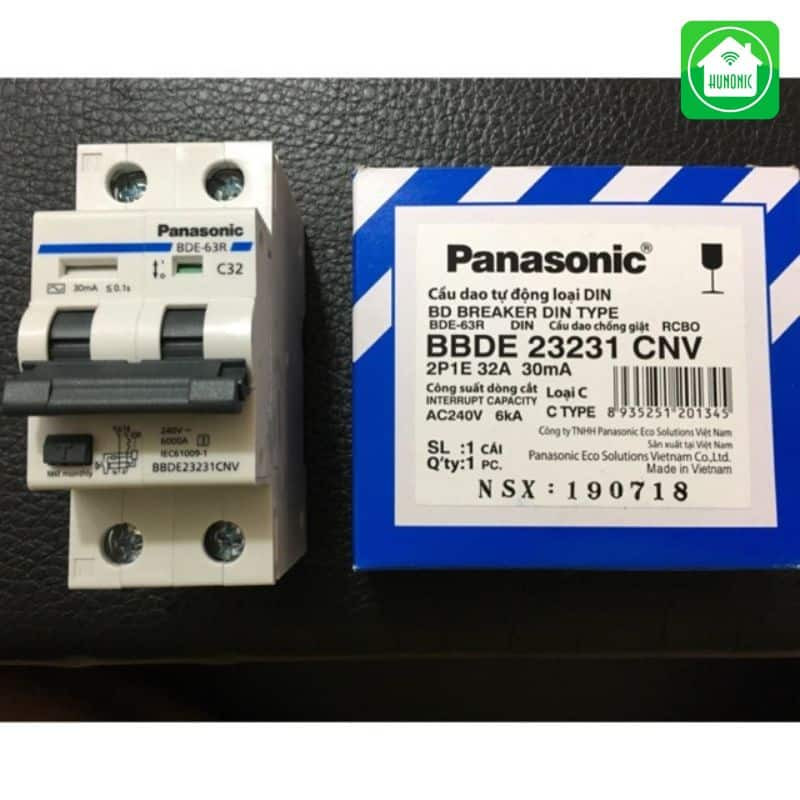 Cầu dao tự động Panasonic RCBO BDE-63R giúp cuộc sống thuận tiện hơn