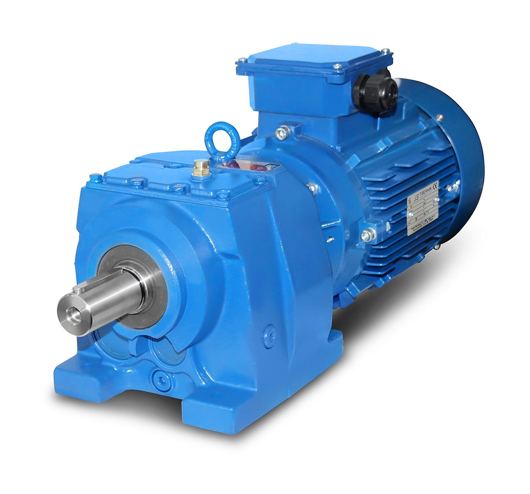 Motor giảm tốc 1.5kW kiểu MV-372-90L1 với hộp số trục thẳng