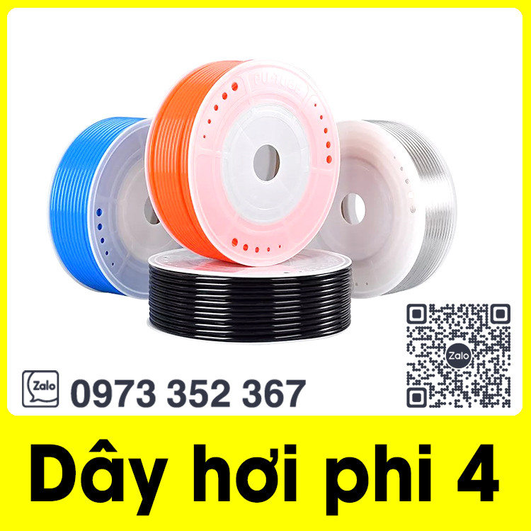 Chi tiết ống dẫn khí nén phi 4 chất liệu PU