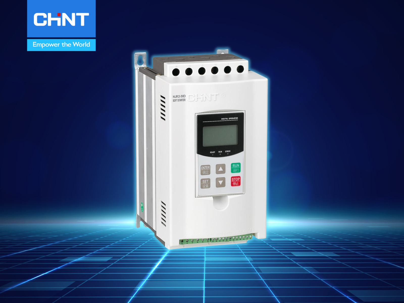 Bộ khởi động mềm CHINT NJR2-D điều khiển CPU kép tiên tiến