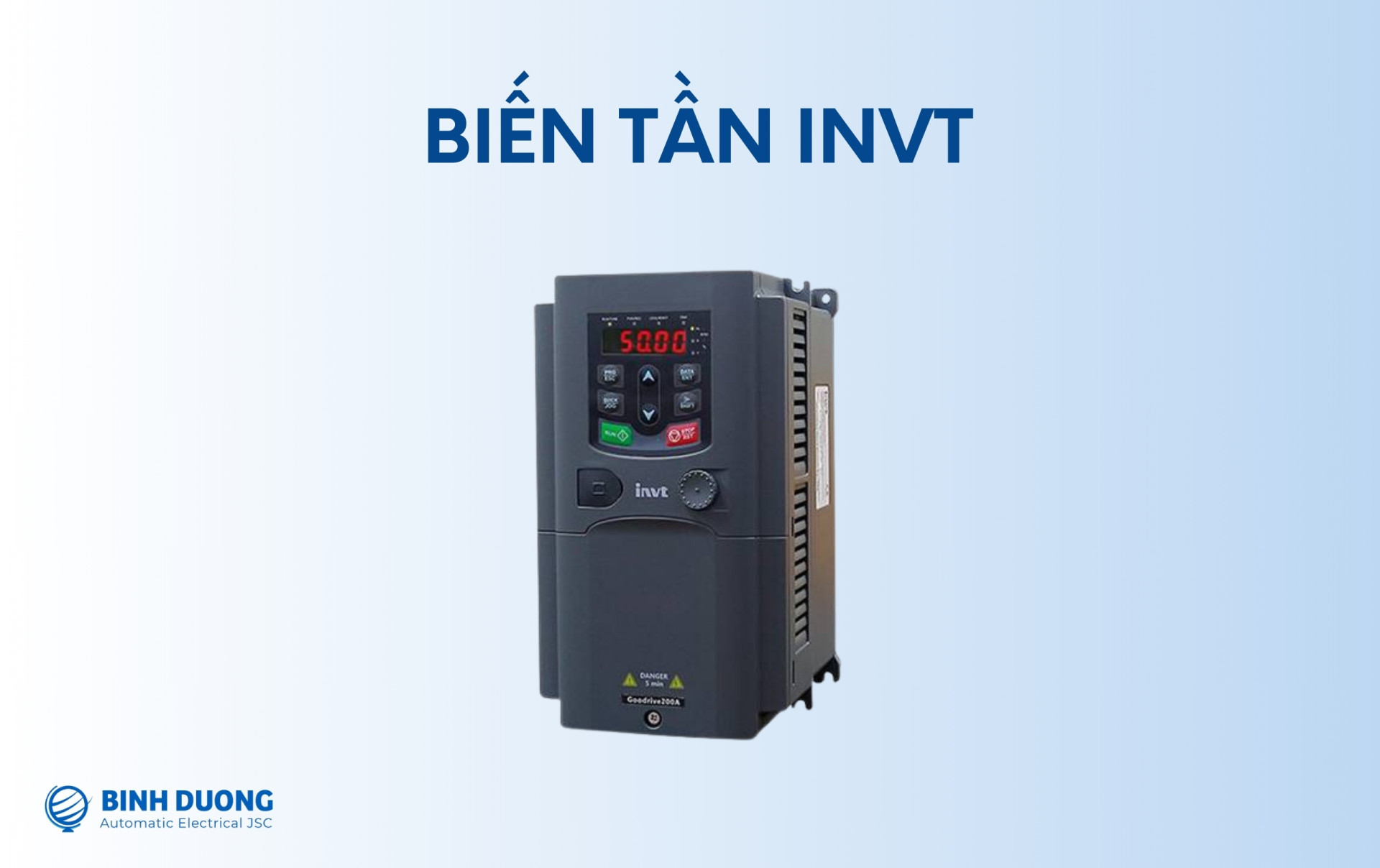 Bảng giá biến tần INVT GD20 và GD200A 3 pha cập nhật chi tiết