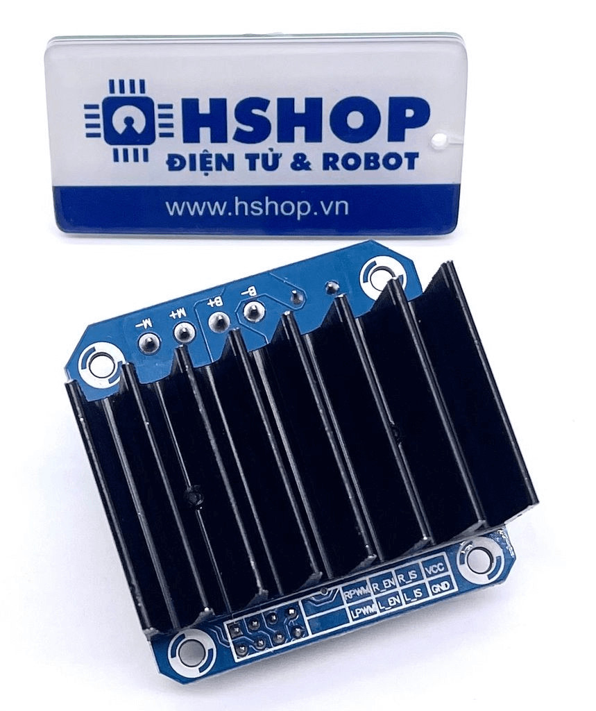 Module điều khiển động cơ DC BTS7960 công suất cao 43A với tản nhiệt