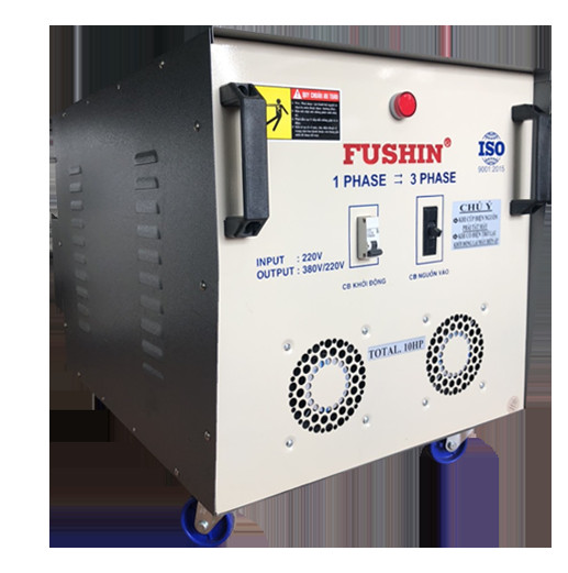 Biến áp 1 pha ra 3 pha công suất 10HP