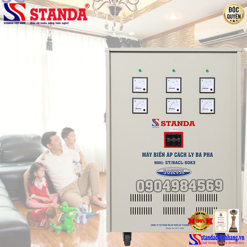 Lọc sạch nguồn điện, bảo vệ thiết bị hiệu quả với biến áp cách ly