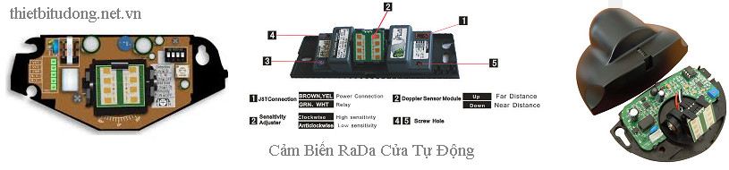 Thiết bị cảm biến cửa tự động radar