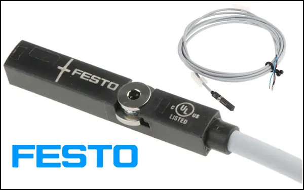 Cảm biến Festo SME-M8-DS-24V2, một sản phẩm chất lượng cao từ Đức, chuyên dùng cho xi lanh khí nén.