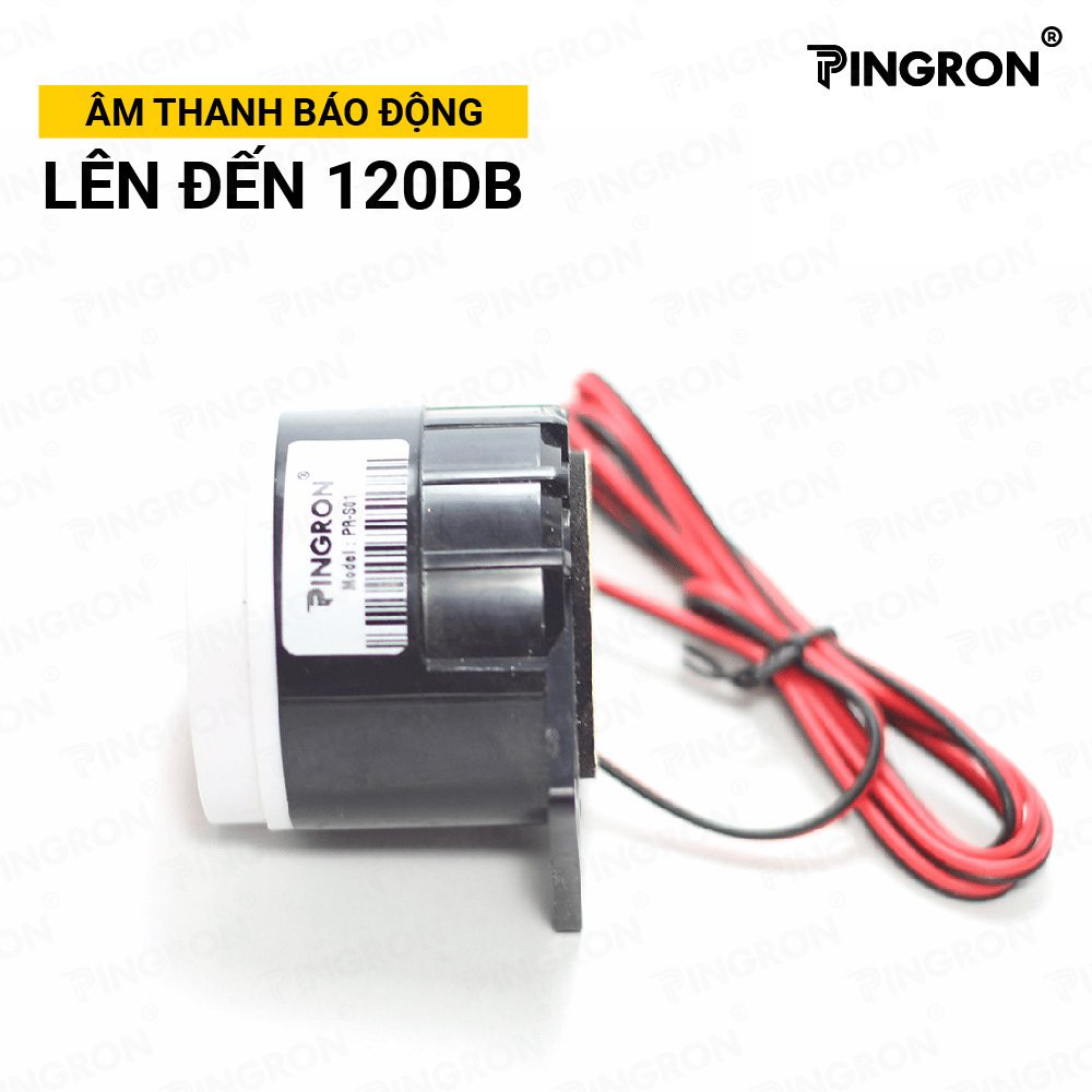 Còi báo động 12V công suất 120dB, thiết kế nhỏ gọn