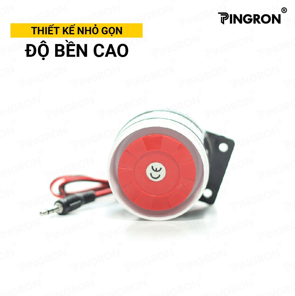 Còi báo động 12V với thiết kế nhỏ gọn, bền bỉ cho không gian gia đình