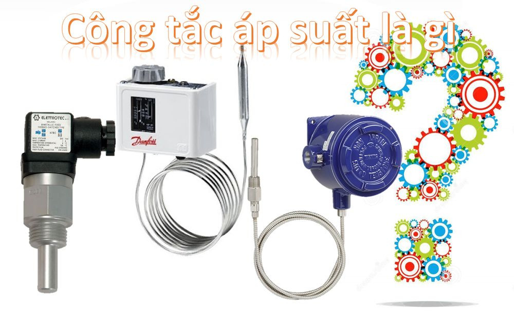 Hình ảnh công tắc nhiệt độ tổng quan, thiết bị kiểm soát nhiệt độ tự động