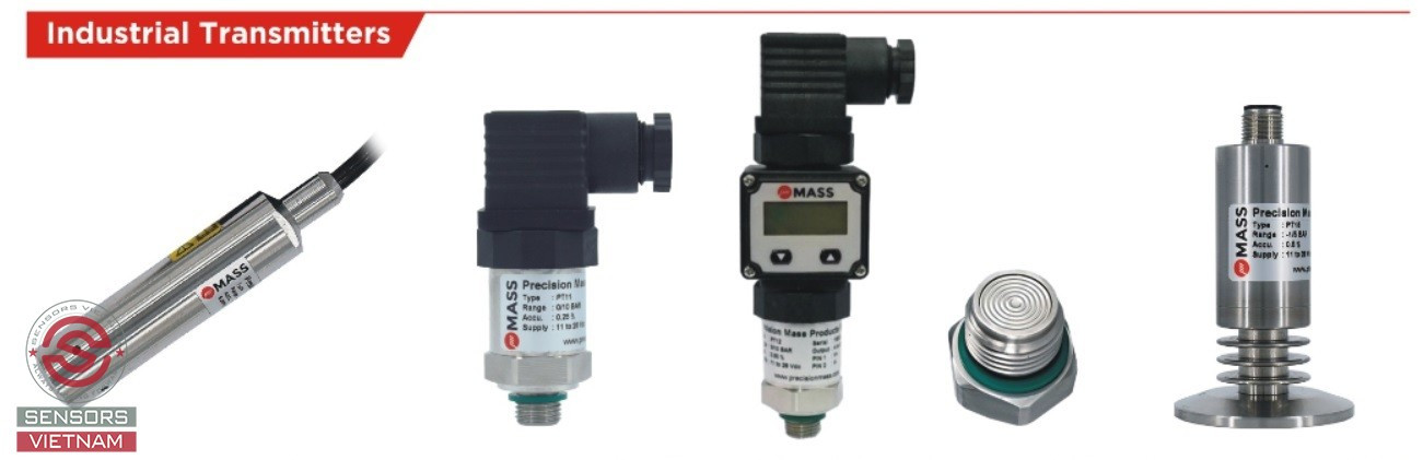 Hình ảnh các loại cảm biến áp suất MASS chính hãng được phân phối