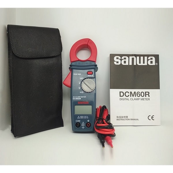 Ampe kìm dòng AC Sanwa DCM60R hoạt động liên tục đến 120 giờ