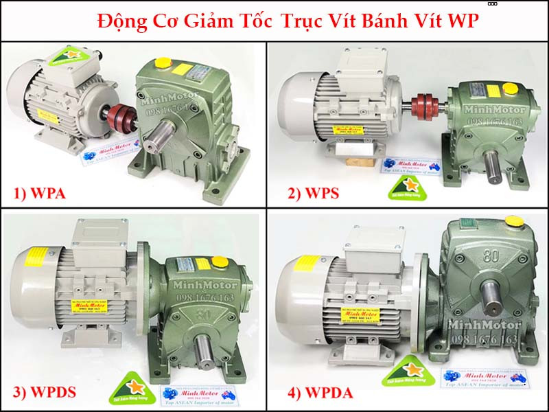 Hộp giảm tốc trục vít WP