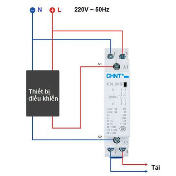 Chi tiết thông số kỹ thuật và cấu tạo của khởi động từ CHINT NCH8