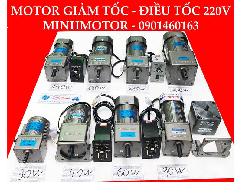 Động cơ giảm tốc Cyclo 220V với đa dạng dải công suất phù hợp nhiều ứng dụng nhỏ