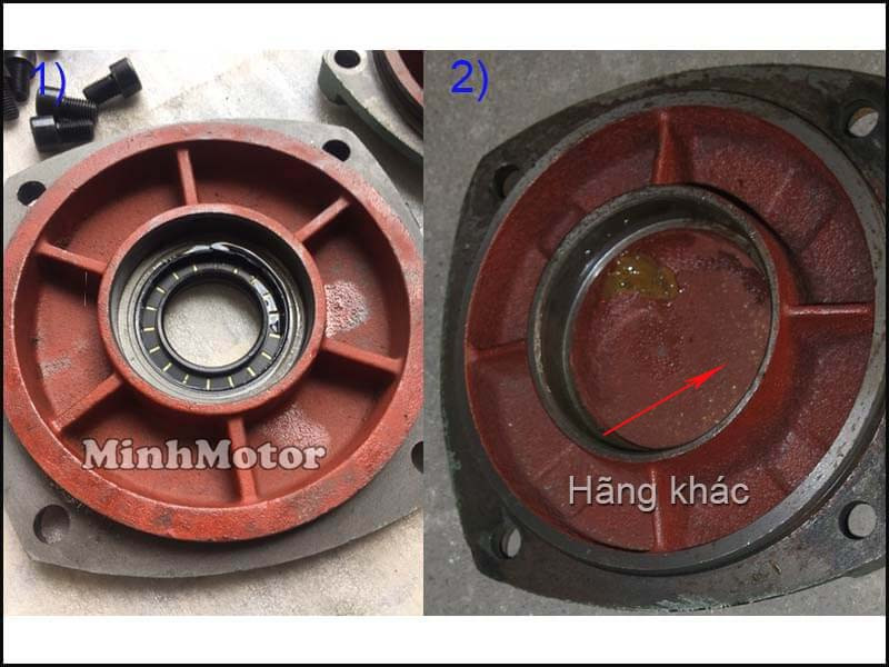 Nắp vỏ hộp giảm tốc trục vít