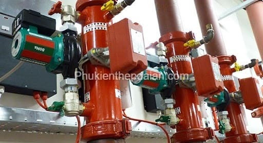 Sơ đồ diễn giải nguyên lý hoạt động của công tắc dòng chảy, cho thấy cách cảm biến phản ứng với lưu lượng chất lỏng.