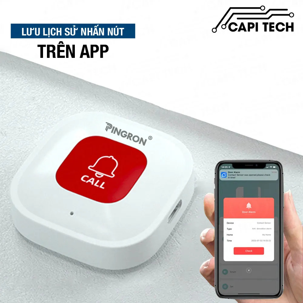 Ứng dụng quản lý hiển thị chi tiết lịch sử kích hoạt nút nhấn khẩn cấp N01W