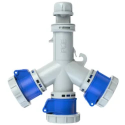 Ổ cắm công nghiệp 3 pha chia 3 ngả loại kín nước F9432007