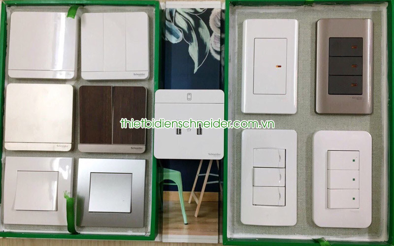 Công tắc ổ cắm Schneider bền bỉ, dễ sử dụng