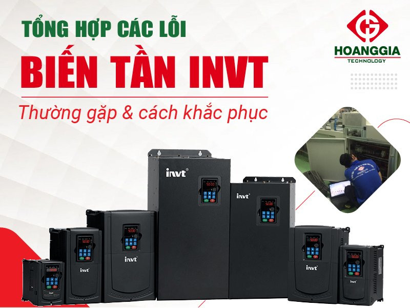 Bảng mã lỗi biến tần INVT GD20 và cách khắc phục