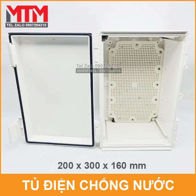 Cận cảnh tủ điện nhựa ngoài trời Khanh Long giá rẻ