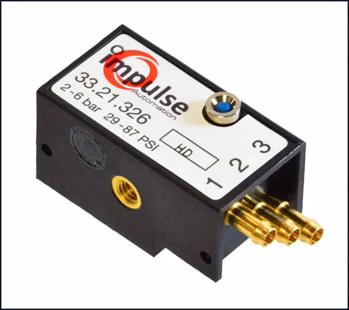 Cảm biến tiệm cận được dùng để phát hiện vật thể kim loại, phù hợp cho việc giám sát vị trí piston trong xi lanh.