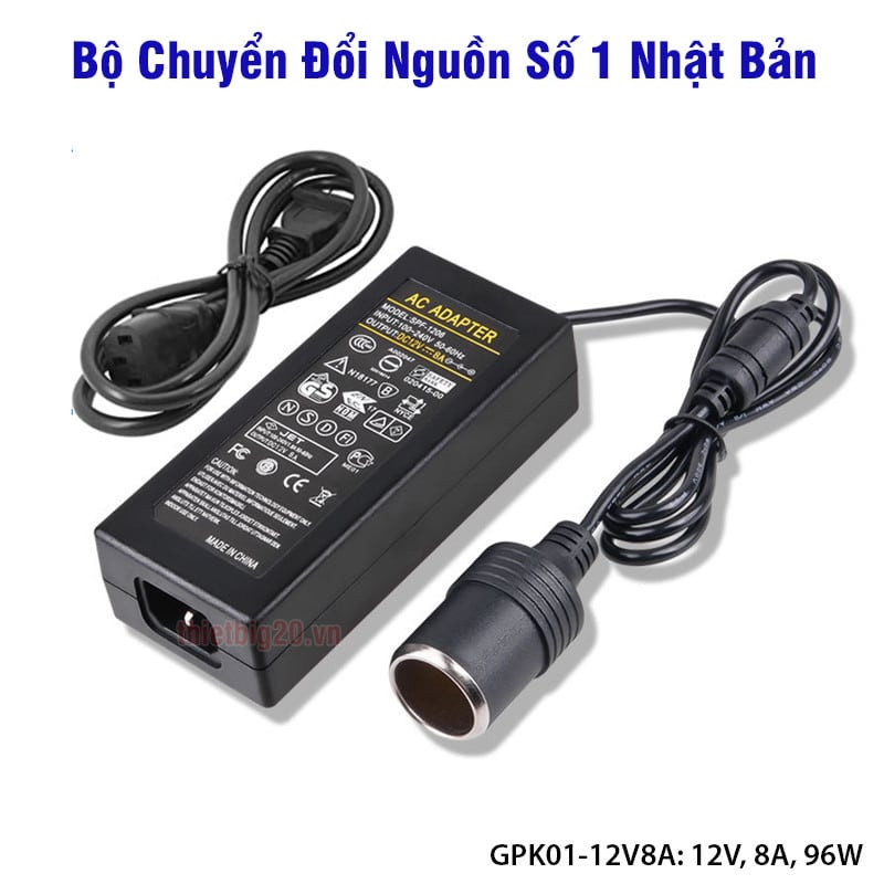 Bộ chuyển đổi nguồn 220V ra 12V chuyên dụng, thiết kế nhỏ gọn