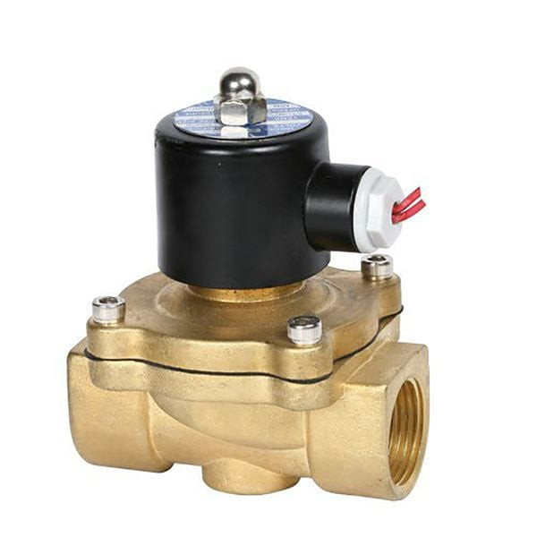 Van nước điện từ 220V thường đóng với thân bằng đồng thau