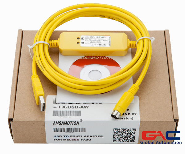 Dây cáp lập trình PLC Mitsubishi FX-USB-AW